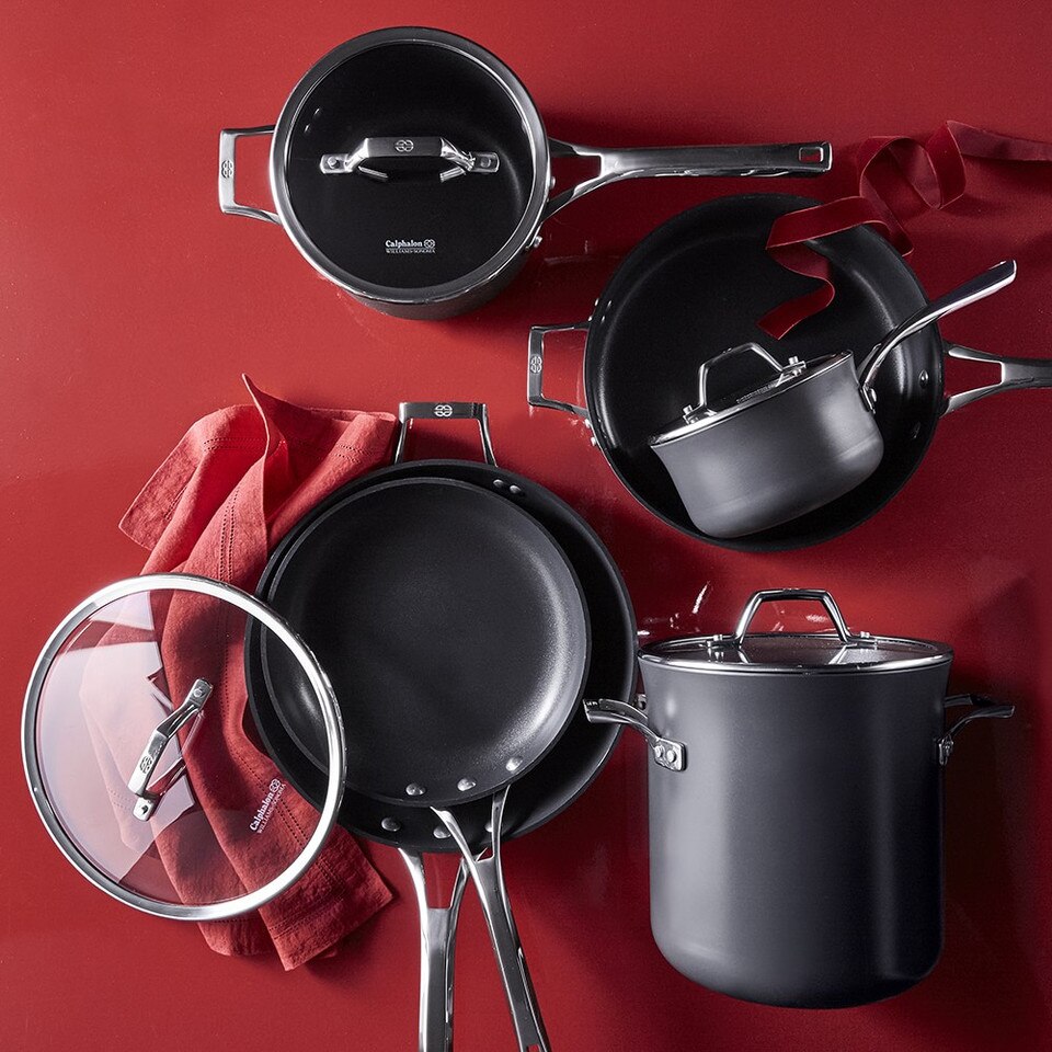 Calphalon Elite Nonstick 10Piece Cookware Set Williams Sonoma Australia